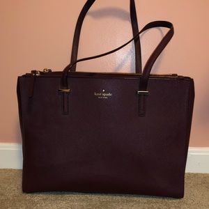 Maroon Kate Spade Tote